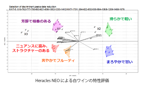 白ワインの特性評価